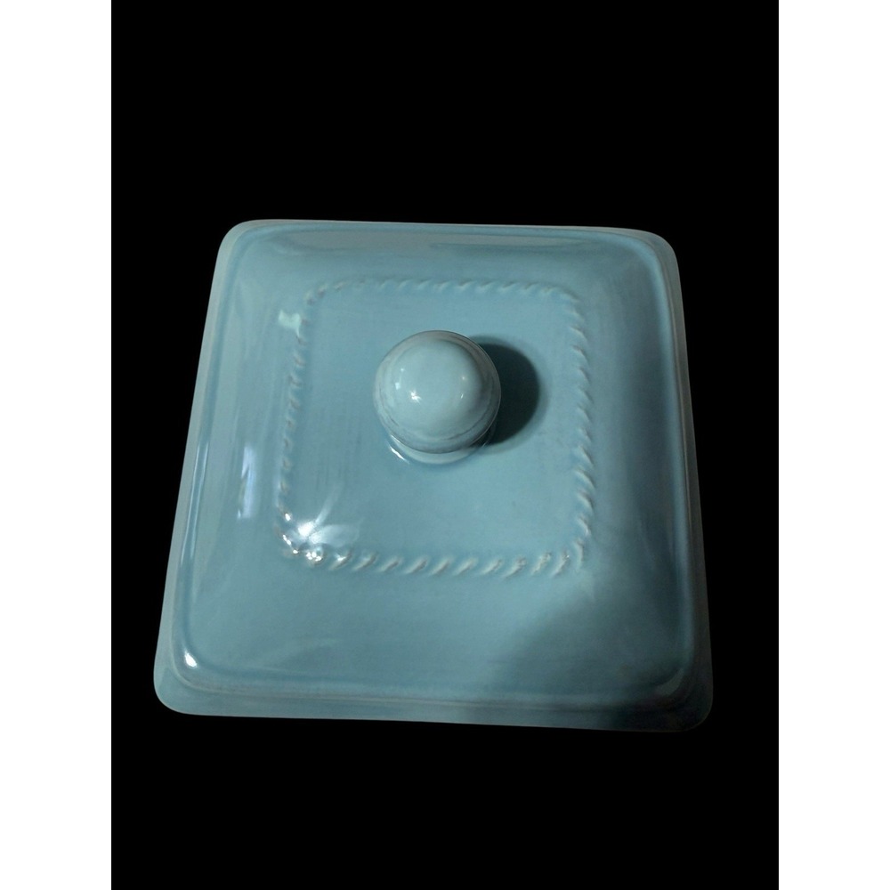 Southern Living Gallery Collection  Pacific Lidded Vegetable Bowl 41036 Blue - Picture 2 of 11